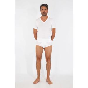 06247-001-slip-ouvert-ceinture-latex-armor-lux-blanc