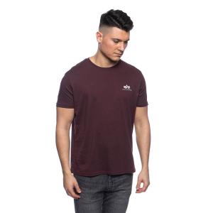 188505-21-t-shirt-alpha-industries-basic-small-logo-marron-fonce