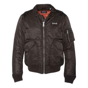 210100rs-dark-brown-blouson-bomber-classique-schott-cwu-dark-brown