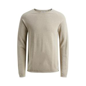 pull-col-rond-jack-jones-hill-blanc-creme