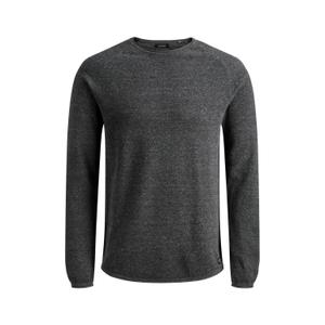 pull-col-rond-jack-jones-hill-gris-fonce