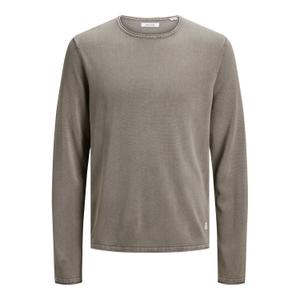 pull-col-rond-jack-jone-leo-marron-clair