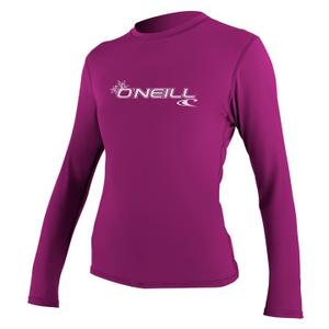 4340-173-t-shirt-a-manches-longues-femme-o-neill-basic-skins-sun-foxpink