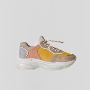 baskets-femme-bronx-baisley-taupe-jaune-moutarde-gris-clair
