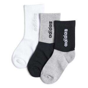 is0102-chaussettes-bebe-adidas-linear-x3-black-mgreyh-white