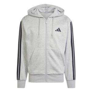jd1865-sweatshirt-a-capuche-adidas-essentials-3-stripes-fleece-grey-black