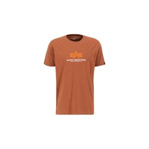 100501rb-709-t-shirt-alpha-industries-basic-rubber-hazel-brown