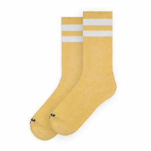 as186-chaussettes-american-socks-buttercup-yellow-white-tu