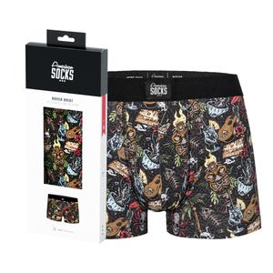 asu009-boxer-american-socks-aloha-noir-multicolore