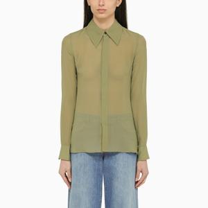 fsh506se0008-chemise-femme-ami-paris-vert