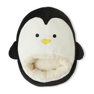 27420-chauffe-pieds-polyester-balvi-pingu-blanc-noir-37x30x7-cm