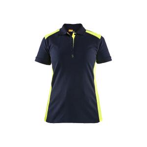 339010508633-3390-polo-femme-blaklader-navy-yellow