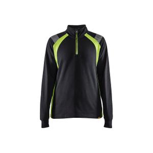 340311589933-3403-sweatshirt-a-capuche-zippe-femme-blaklader-noir-jaune-fluo