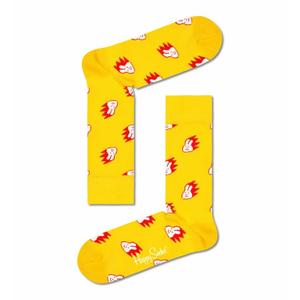 bun01-2200-chaussettes-happy-socks-bunny-jaune-rouge
