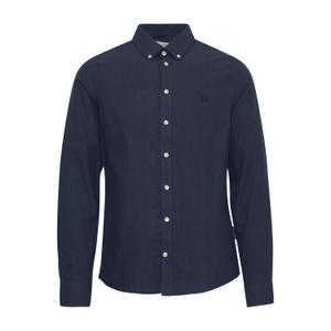 20505184-1940131-chemise-a-manches-longue-brossee-casual-friday-fanton-bd-0159-dark-navy-melange