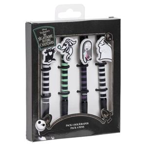 8445484340648-stylo-cerda-disney-nightmare-before-christmas-blister-x4-blanc-no-ir-13-5x19x2-cm