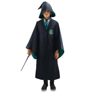 hpe560036-poncho-de-sorcier-enfant-cinereplicas-harry-potter-slytherin-noir-tu
