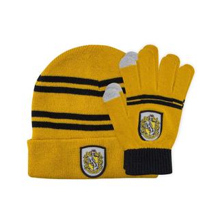 hpe60118-bonnet-et-mitaines-enfant-cinereplicas-harry-potter-hufflepuff-jaune-tu