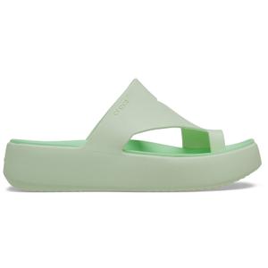 210834-3yh-claquettes-femme-crocs-getaway-platform-toe-loop-vert