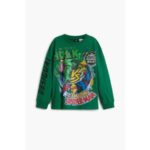 25wbtk02-4100-t-shirt-manches-longues-enfant-desigual-incredible-marvel-verde-aturquesado