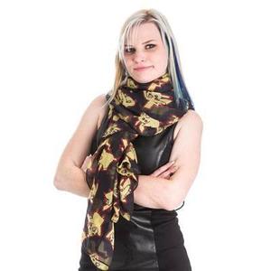 63pok172-foulard-femme-difuzed-pokemon-pikachu-noir-tu