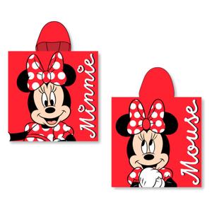 8435631340409-poncho-en-microfibre-fille-disney-minnie-rouge-50x100-cm