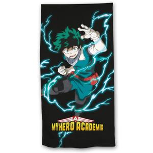 8436580111102-serviette-de-plage-en-coton-educa-borras-my-hero-academia-noir-140x70-cm