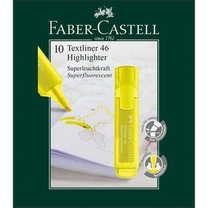 261051-marqueurs-fluorescent-faber-castell-x10-jaune-tu