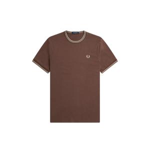 fpm1588-u85-t-shirt-fred-perry-twin-tipped-brique-carrington-road-gris-chaud