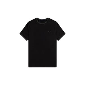 fpm1588-y43-t-shirt-double-boutons-fred-perry-blk-crt-grn