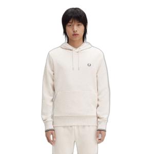fpm2643-w50-sweatshirt-a-capuche-lisere-fred-perry-porridge-chine-gris-ancre