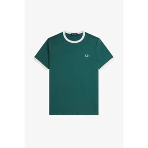 fpm3519-z93-t-shirt-fred-perry-ringer-vert-sportif