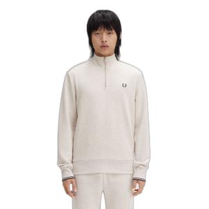 fpm3574-w50-sweatshirt-1-2-zip-fred-perry-porridge-chine-gris-ancre
