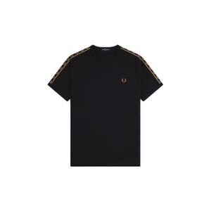 fpm4613-s77-t-shirt-fred-perry-contrast-tape-ringer-noir-gris