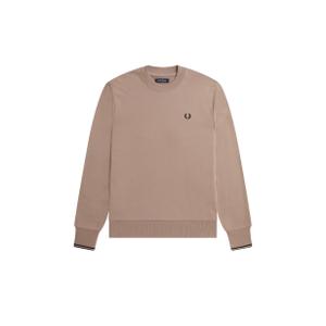 fpm7535-v05-sweatshirt-col-rond-fred-perry-rose-fonce-noir