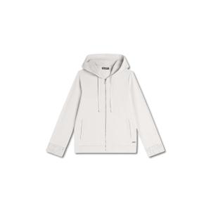 s25wsls6-z102-sweatshirt-a-capuche-full-zip-femme-freddy-pesante-white-sand