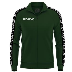 ba13-0051-veste-de-survetement-tricot-a-bande-givova-verde-militar