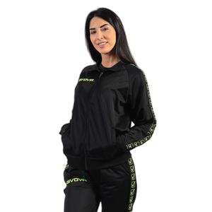 ba13-1019-veste-de-survetement-tricot-a-bande-givova-nero-giallo-fluo