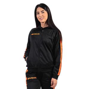 ba13-2810-veste-de-survetement-tricot-a-bande-givova-arancio-fluo-nero