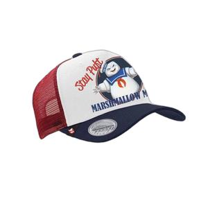 ilab170022-casquette-trucker-itemlab-sos-fantomes-marshmallow-man-blanc-bleu-rouge-tu