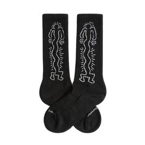 jl0764-black-chaussettes-jimmy-lion-keith-haring-dancer-black