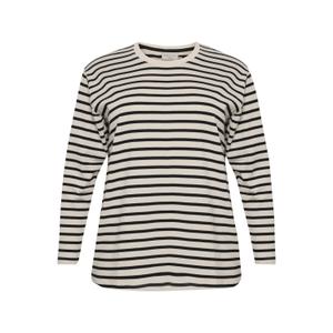 10581775-104655-t-shirt-manches-longues-femme-kaffe-curve-winni-antique-white-black-str