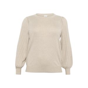 10581811-1513051-pull-en-tricot-femme-kaffe-curve-loni-feather-gray-melange