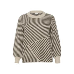 10582595-106341-pullover-femme-kaffe-curve-verina-feather-gray-mel-brown-mel