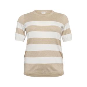 10582914-107456-t-shirt-rayures-femme-kaffe-curve-lizzy-feather-grey-mel-chalk-stripe