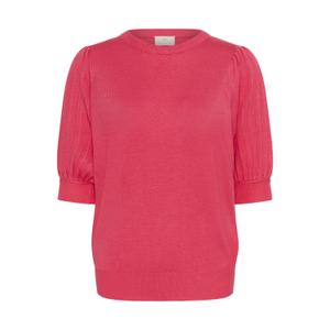 10508368-181754-pull-1-2-manche-femme-kaffe-lone-raspberry