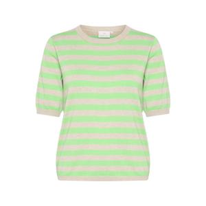 10508410-106995-t-shirt-femme-kaffe-lizza-feather-gray-mel-green