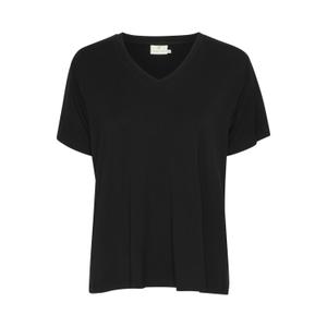 10508581-100121-t-shirt-col-v-femme-kaffe-frida-black-deep
