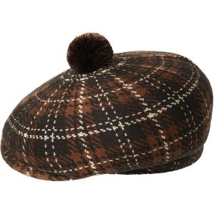 k3778-ec230-beret-kangol-new-heritage-flat-espresso-check