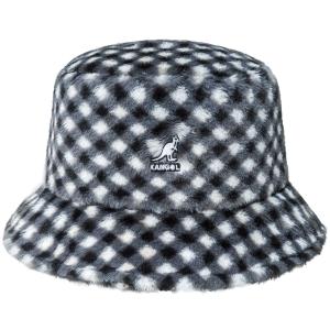 k4370-bg007-bob-fausse-fourrure-femme-kangol-black-gingham